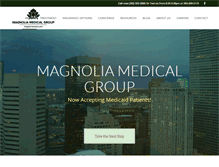 Tablet Screenshot of magnoliamed.com